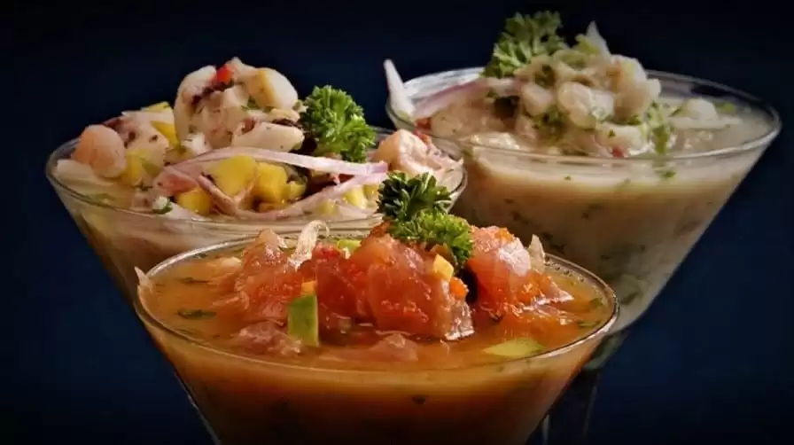 Ceviche Medley at Zanzibar