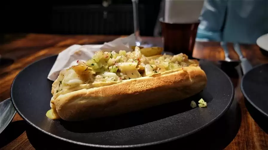 Lobster Roll at Ambrosia Bistro