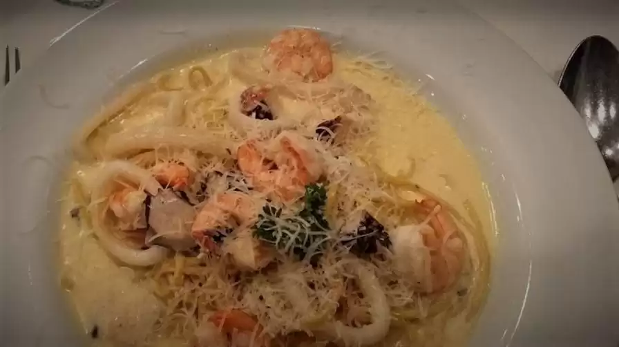 Pasta Calamari at Le Due Torri