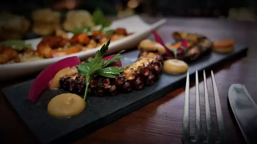 Pulpo (Octopus) Tapa at Casaluz