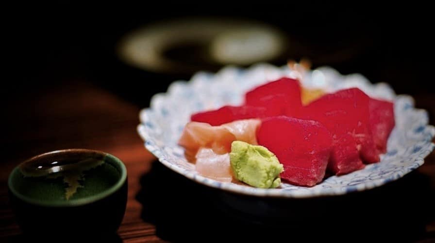 Sashimi de atún en Matsuri