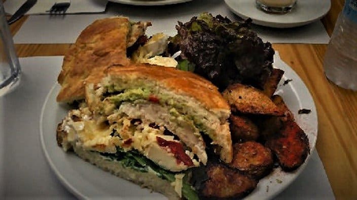 Chicken Sandwich at Loreto Garden Bar