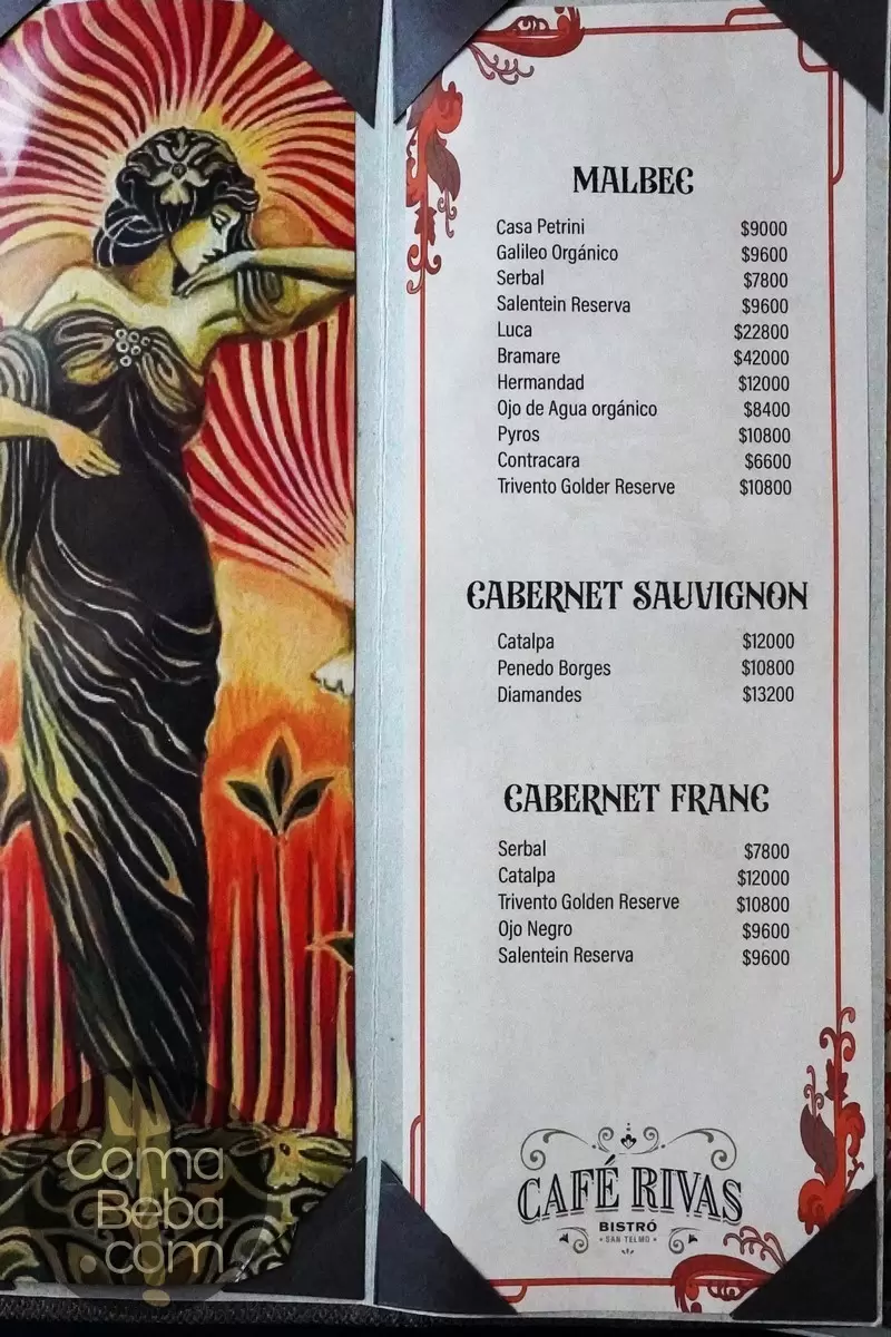 Cafe Rivas Menu with Prices p9