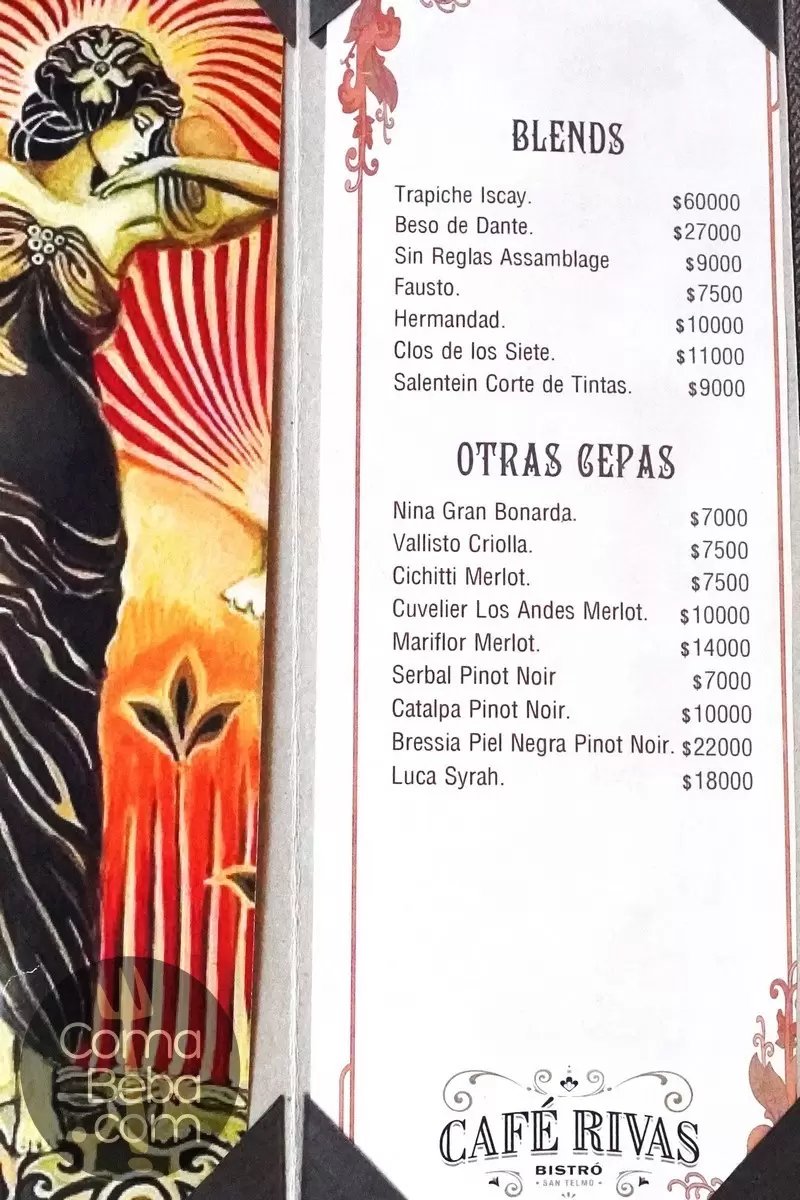 Café Rivas Carta con Precios p11