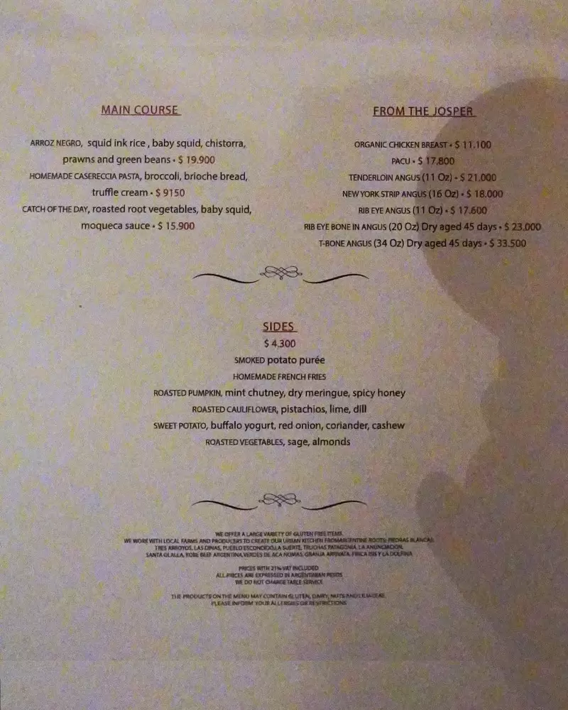 Elena- Menu with Prices – Buenos Aires p2
