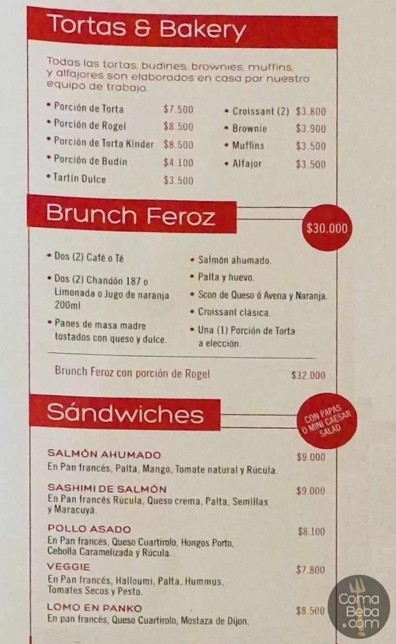 Lobo Café Menu with Prices p1