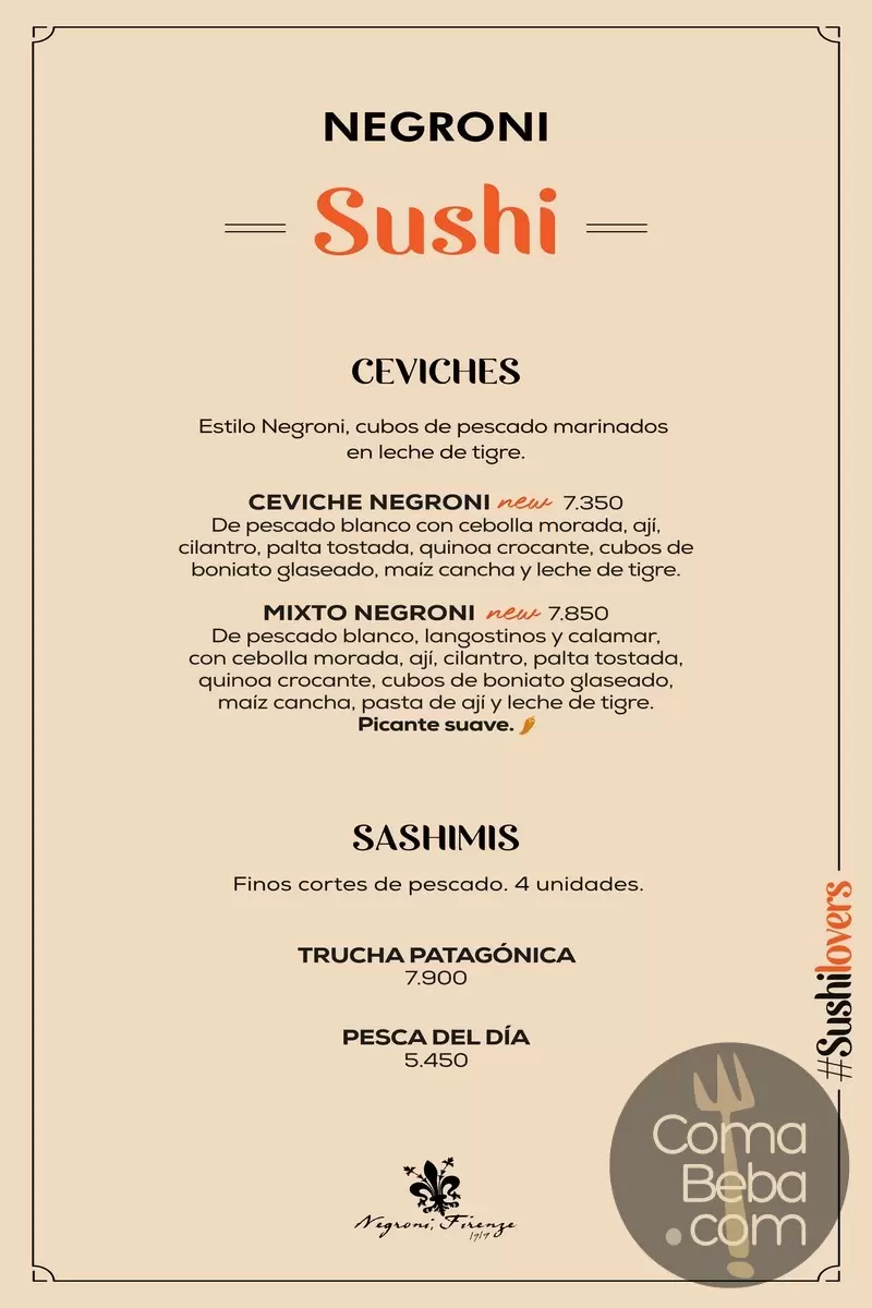 Negroni Puerto Madero Menu p7