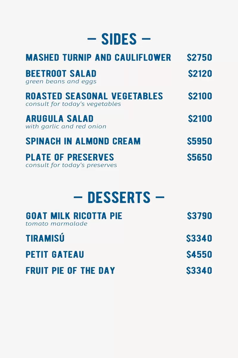 Rotisería Atlántico Menu with Prices p3