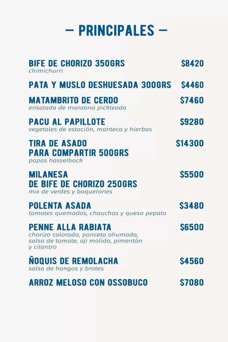 Rotisería Atlántico Carta con Precios p2