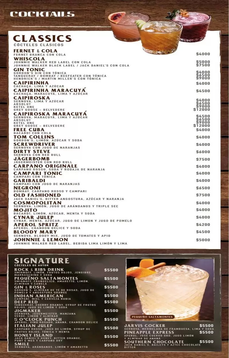 Rock & Ribs Menu with Prices p6