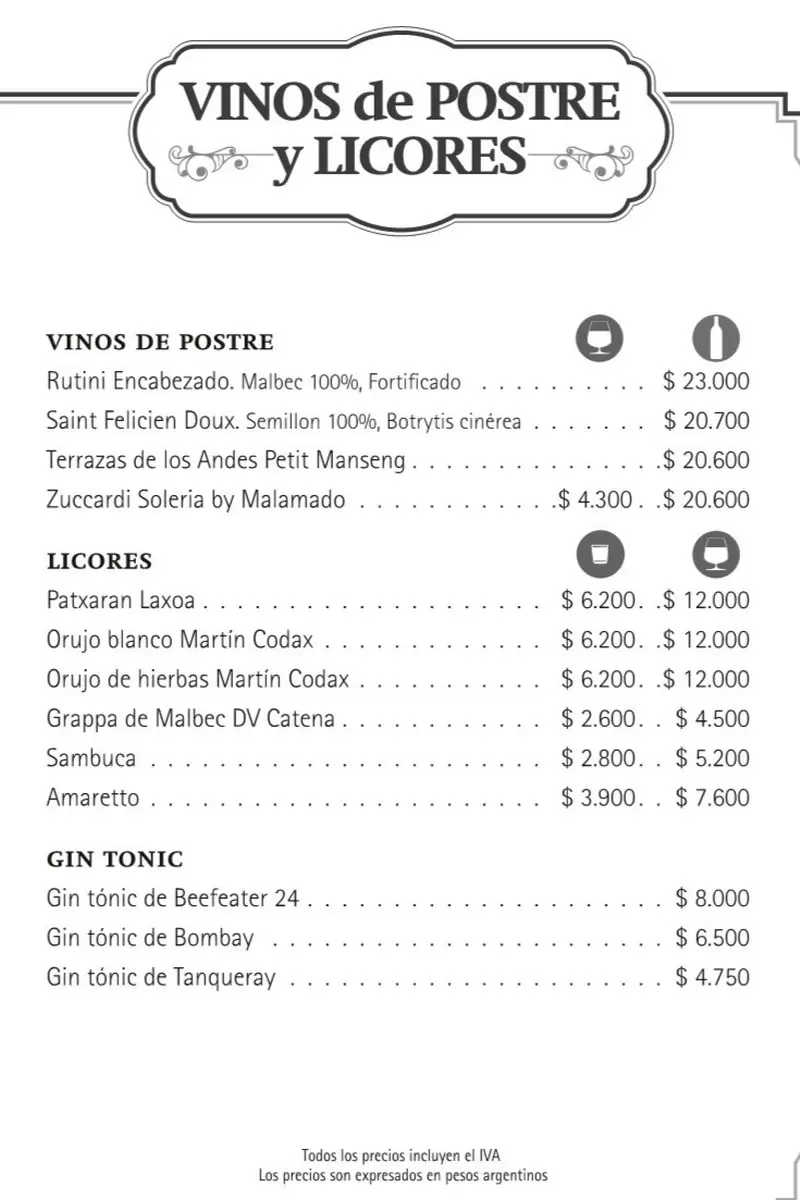 Sagardi Buenos Aires Menu p8