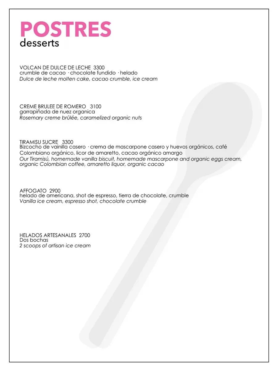 Sucre Menu with Prices p3