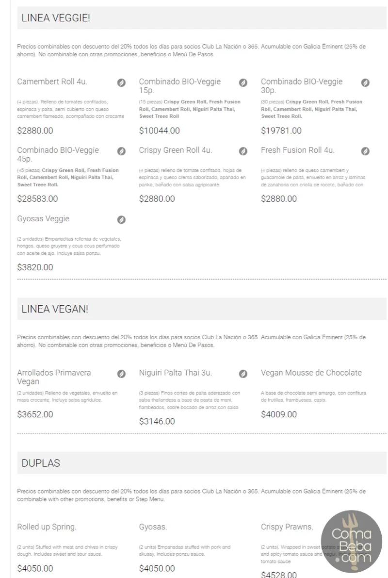 Sushi Club Menu with Prices p2