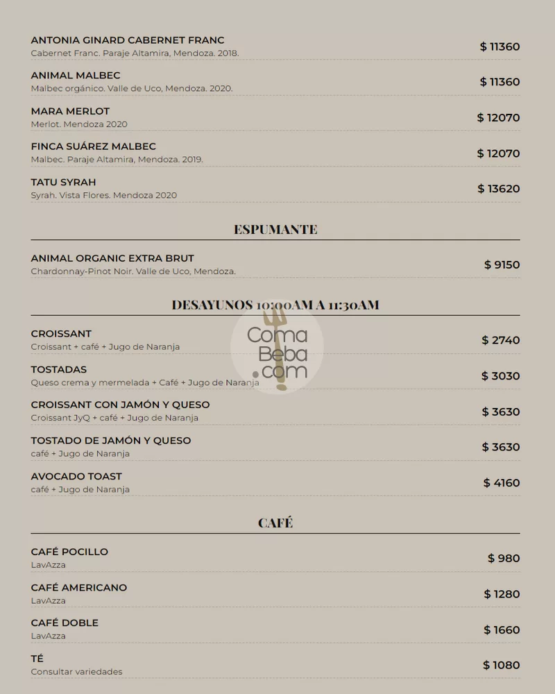 Duque Fuegos Menu with Prices p5