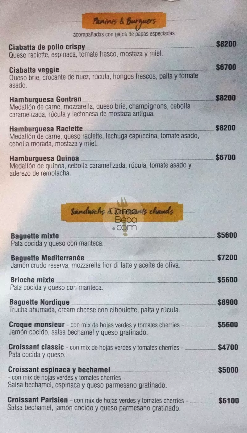 Gontran Cherrier Buenos Aires Menu p4