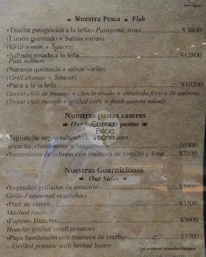 Huacho Buenos Aires Menu p2