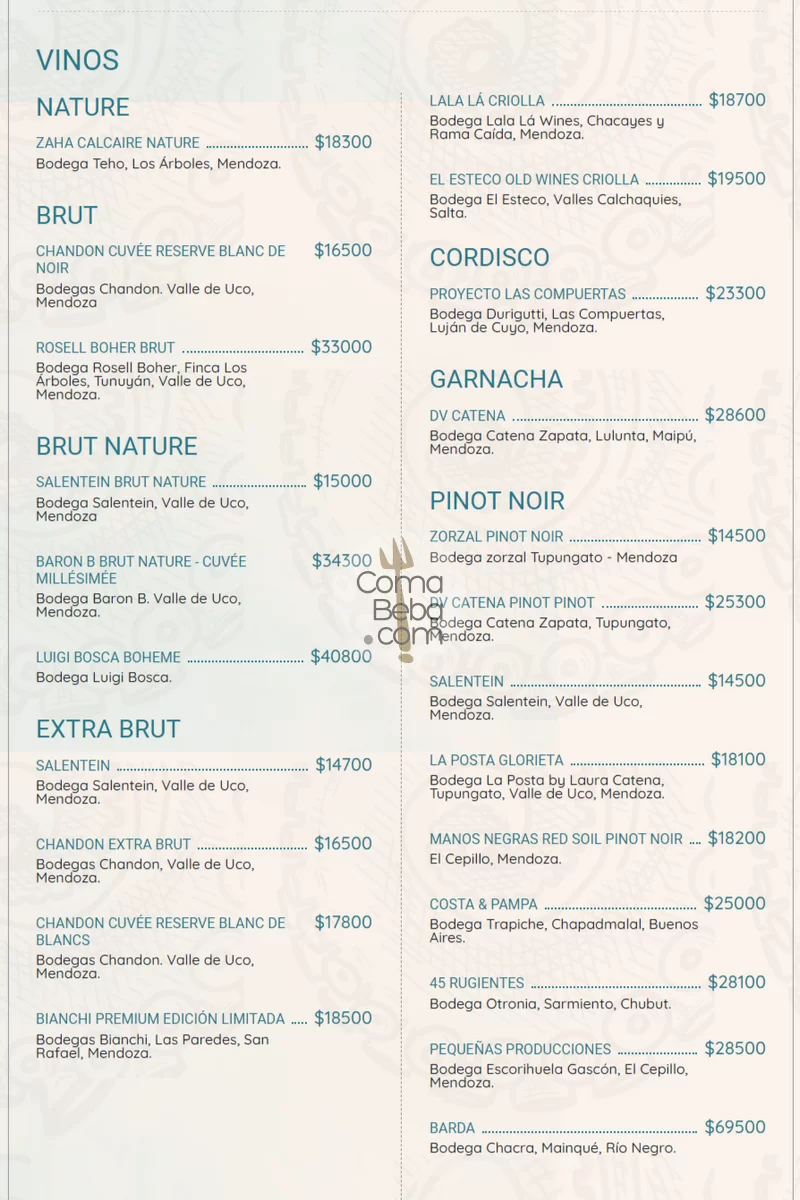 La Mar Buenos Aires Menu p8