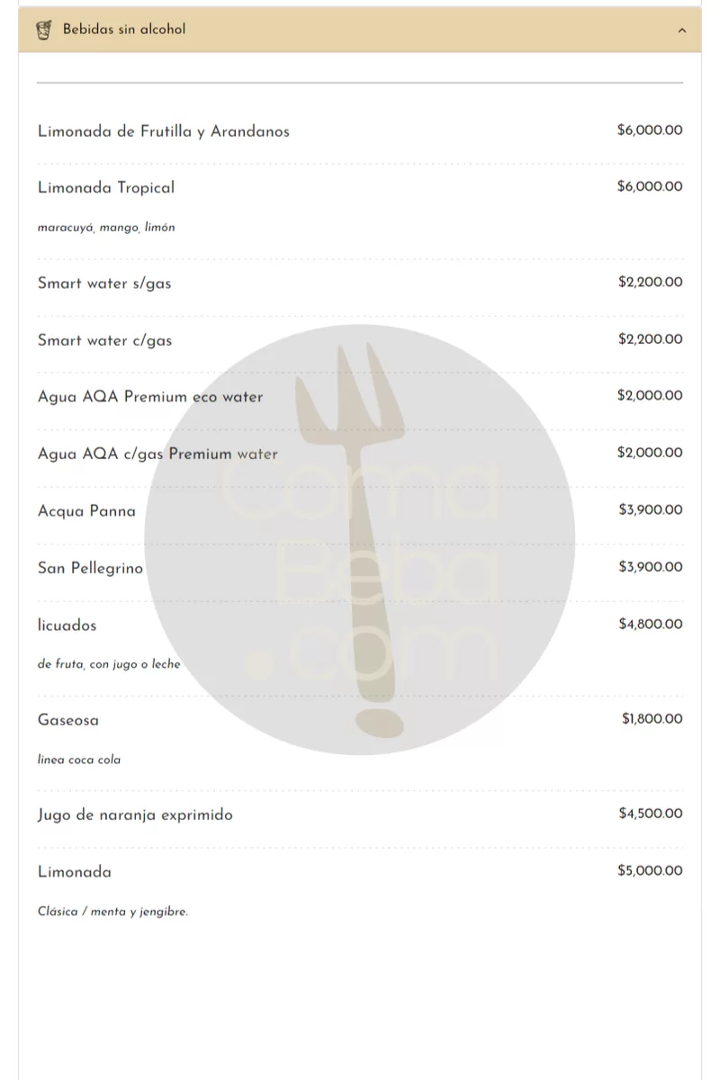 La Dolfina Menu p7