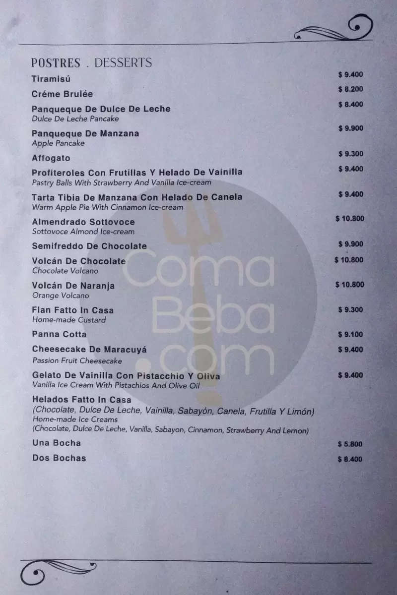 Sottovoce Carta con precios p5