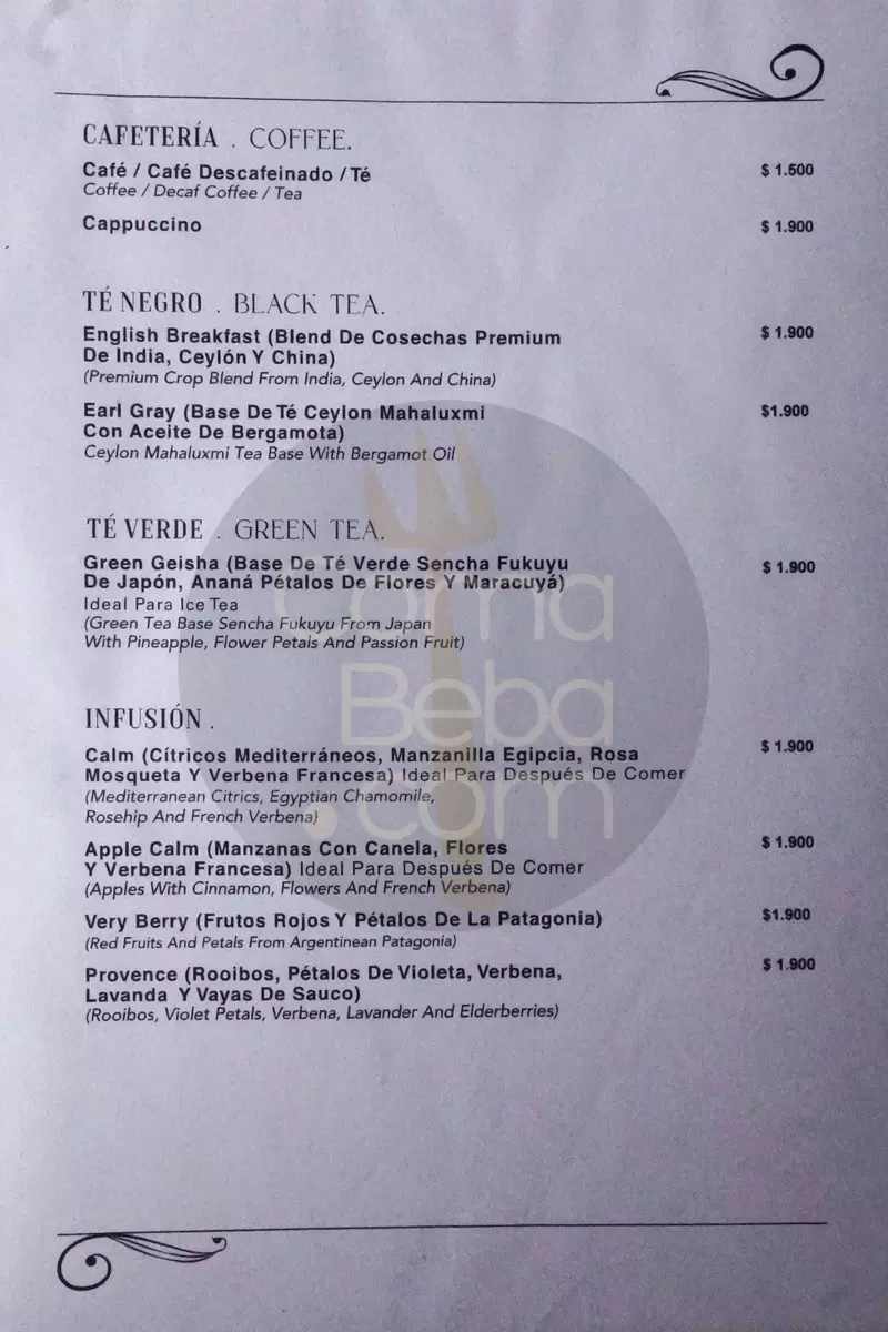 Sottovoce Menu with Prices p6