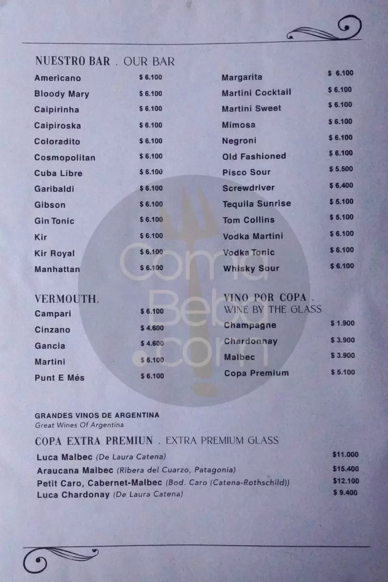 Sottovoce Carta con precios p7