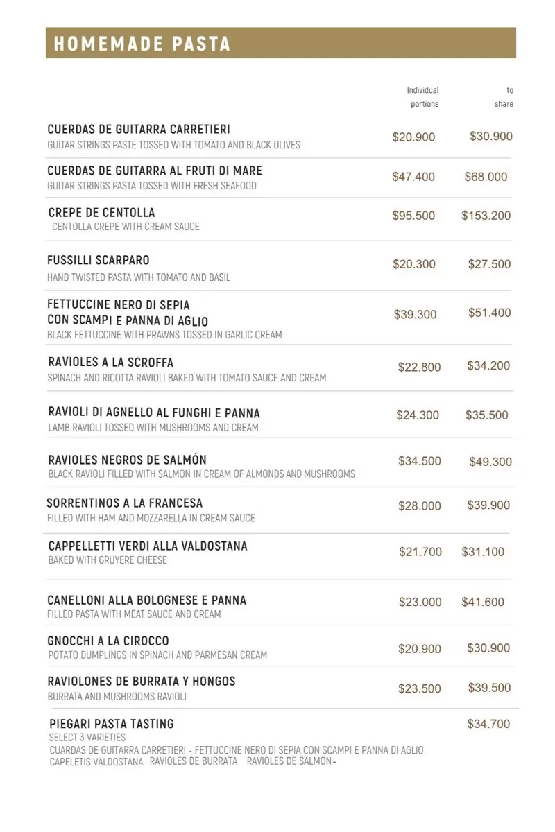 Piegari Menu with Prices p5