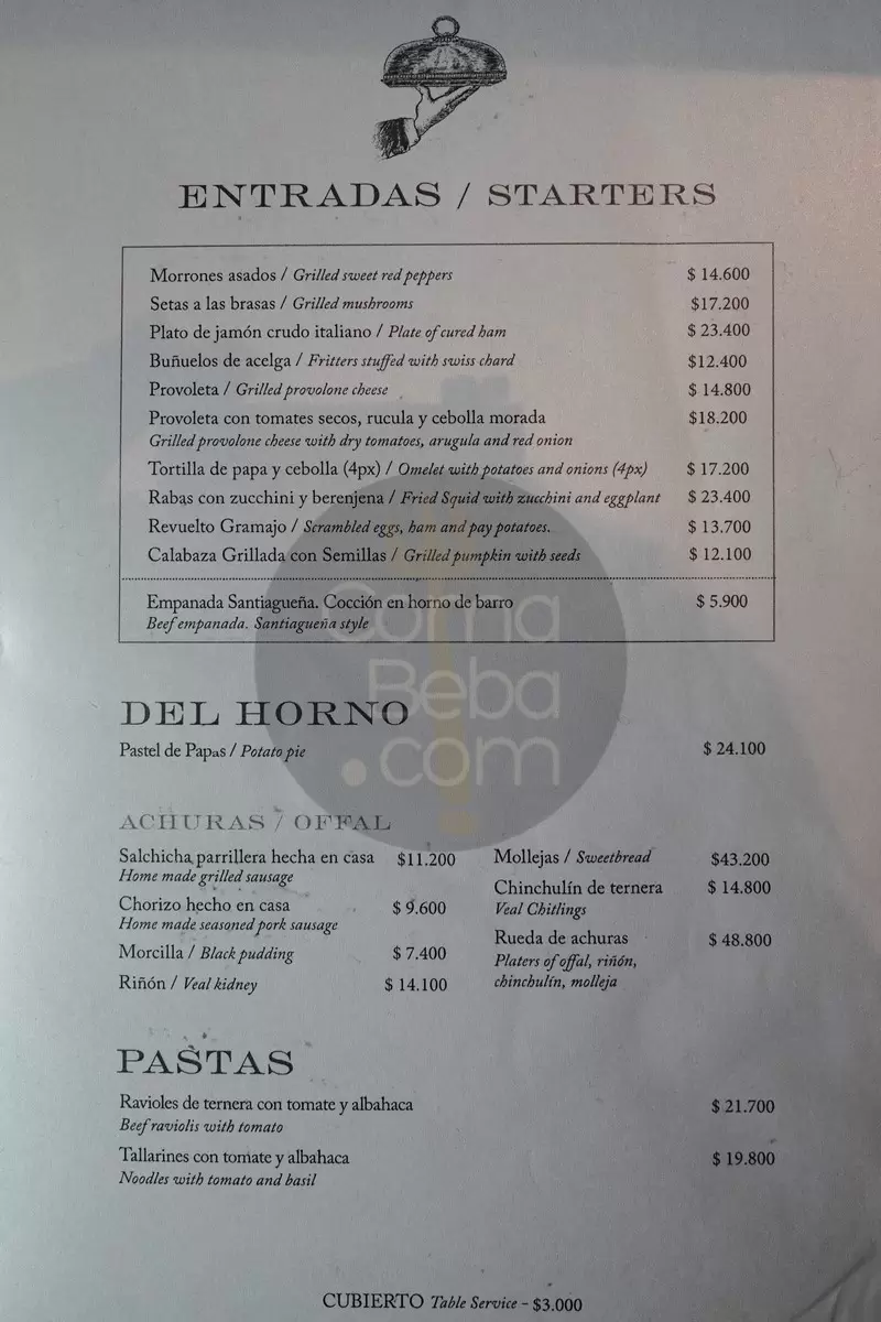Fervor Menu with Prices p1
