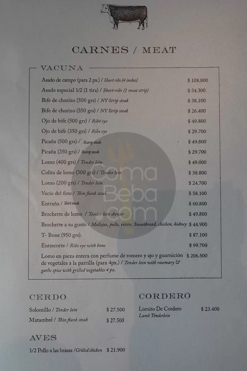 Fervor Menu with Prices p2