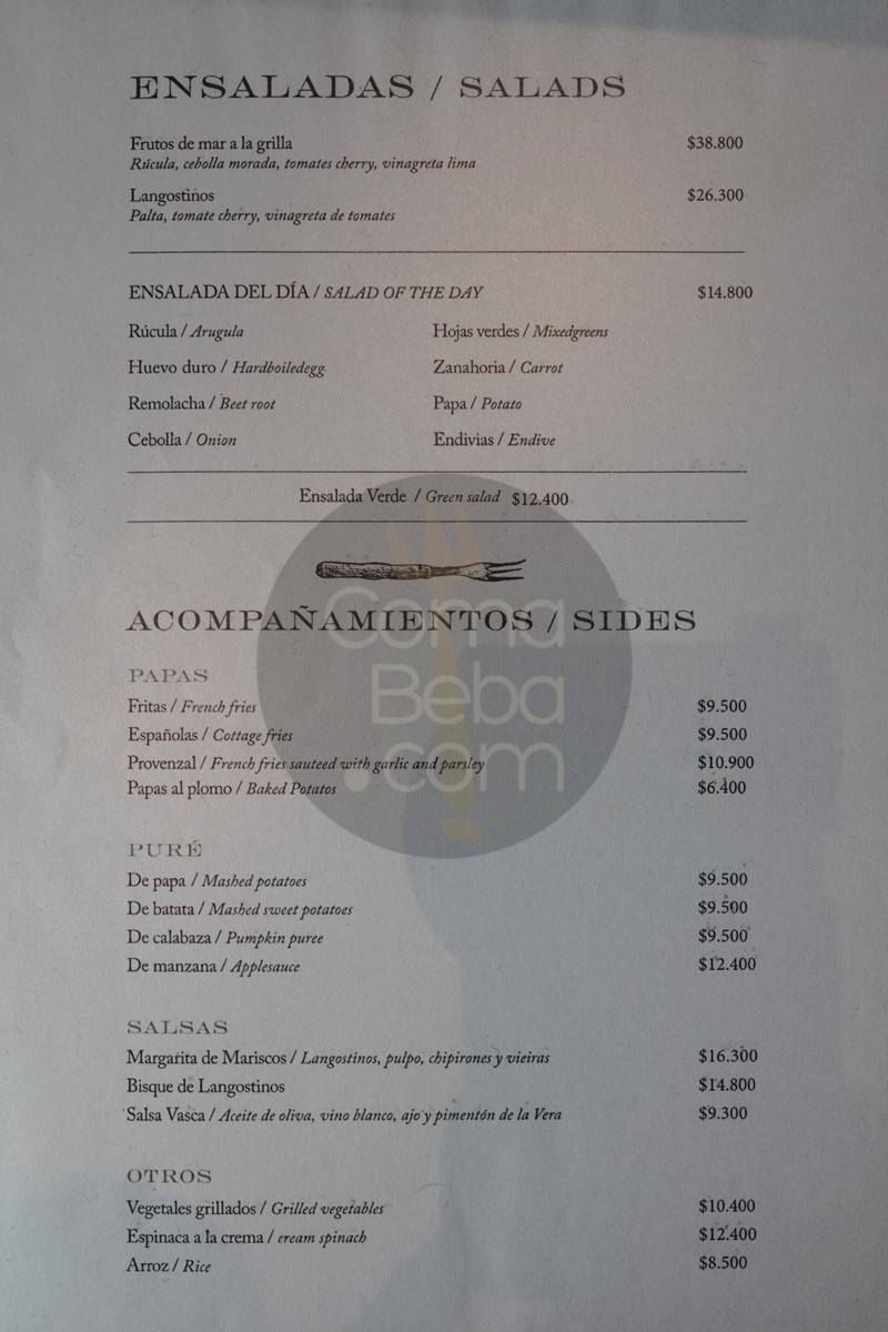 Fervor Carta con precios p4
