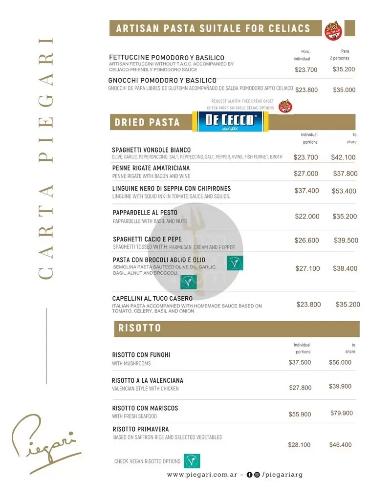 Piegari Menu with Prices p5