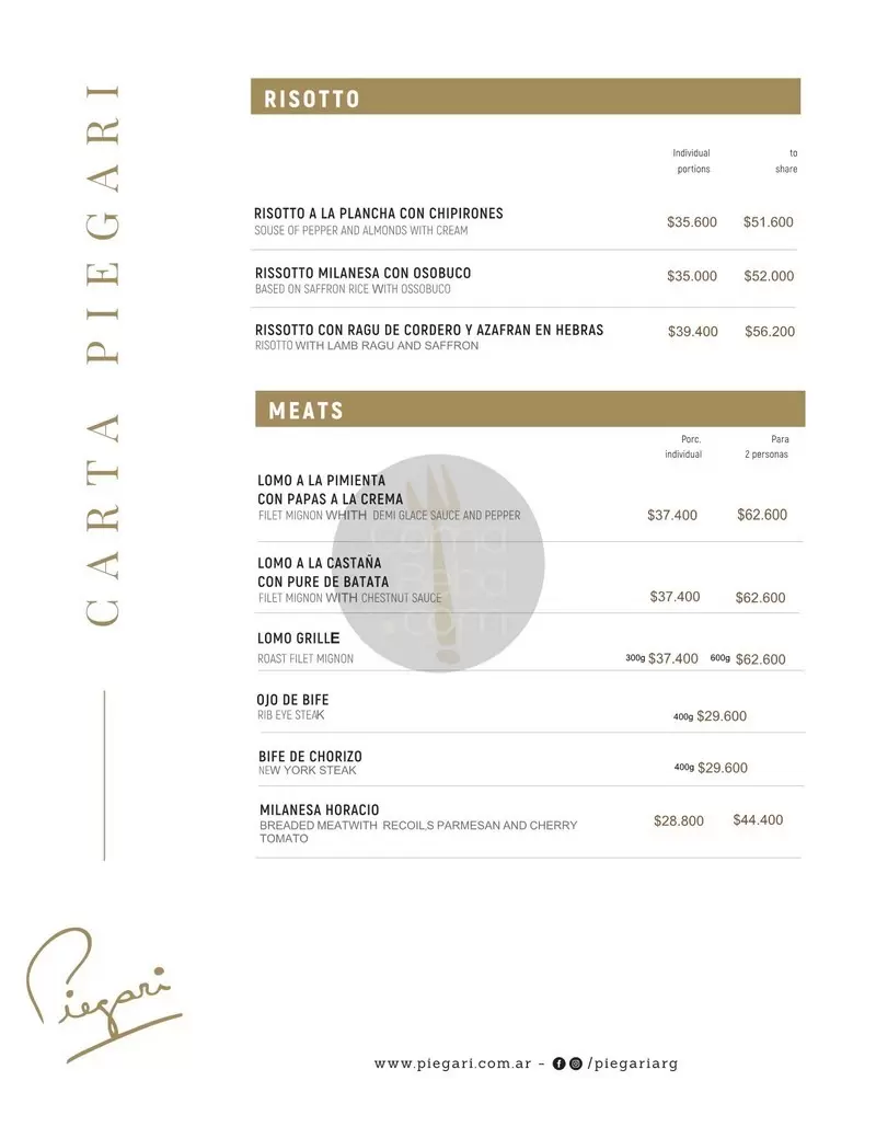 Piegari Menu with Prices p6