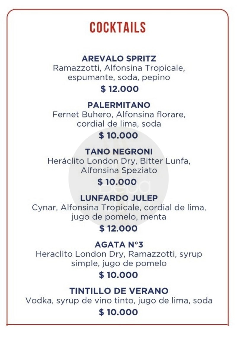 Aldo’s Restoran Carta con Precios p6