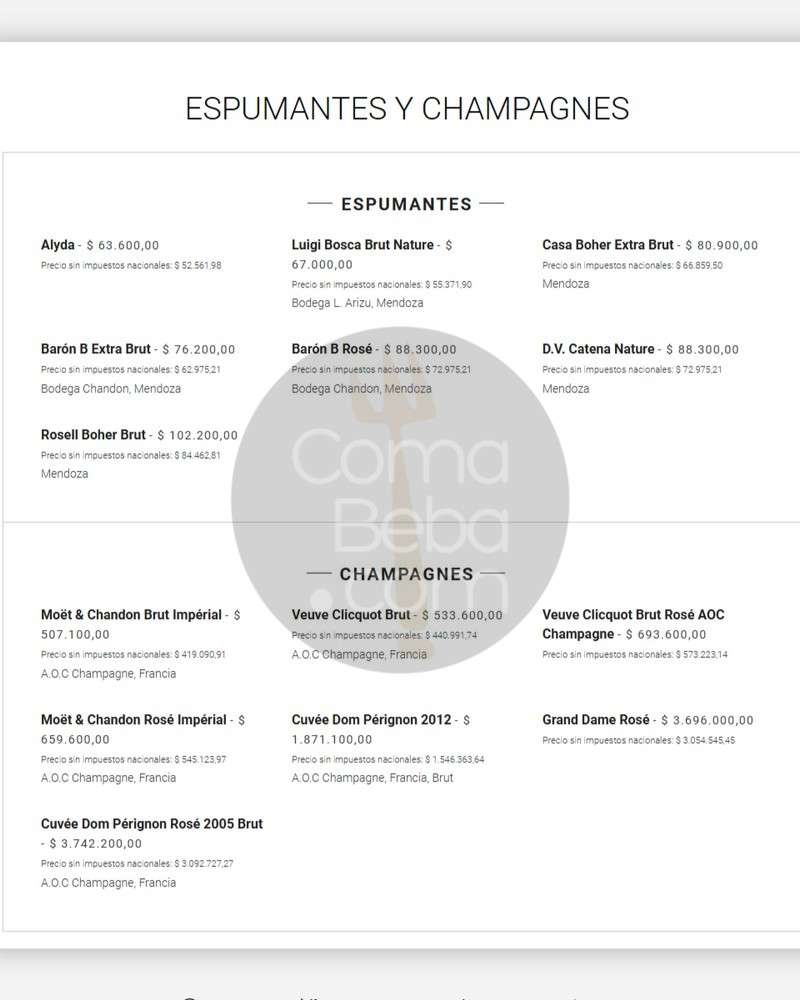 Alvear Grill – Carta de Vinos – p4