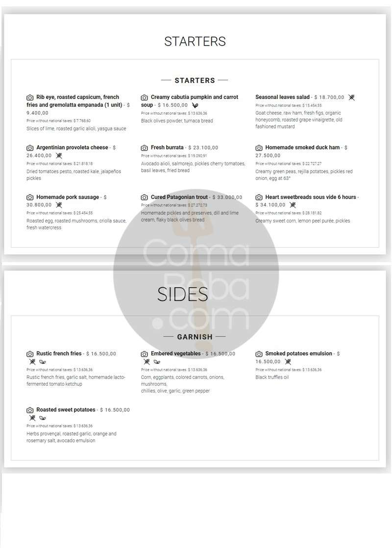 Alvear Grill Menu with Prices – Feb 2025