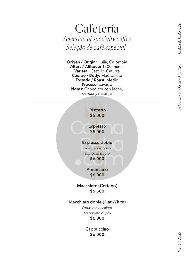 Casa Cavia – Carta con precios p10