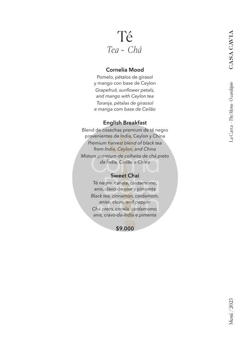 Casa Cavia – Carta con precios p13