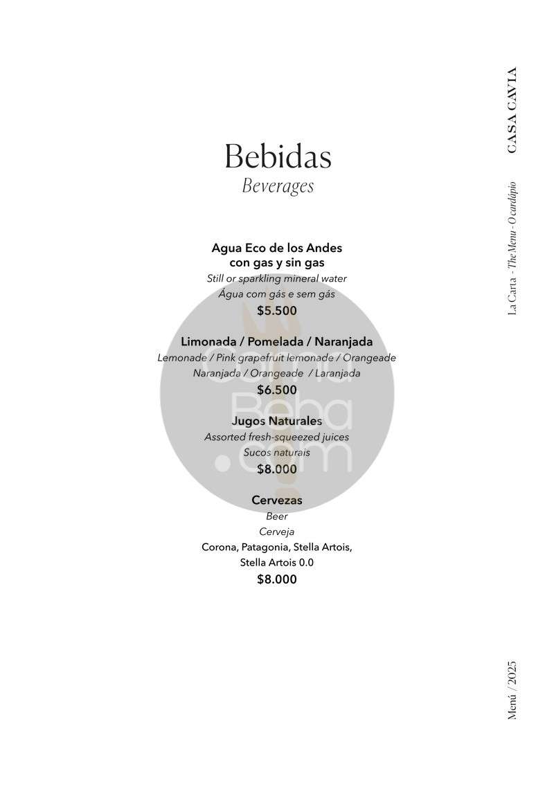 Casa Cavia – Carta con precios p9