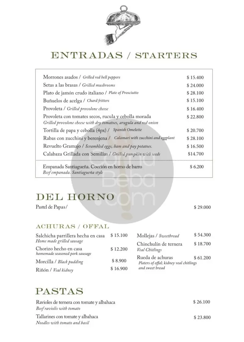 Fervor Menu with Prices p1