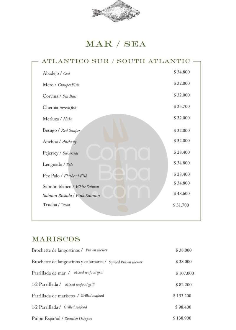 Fervor Carta con precios p3