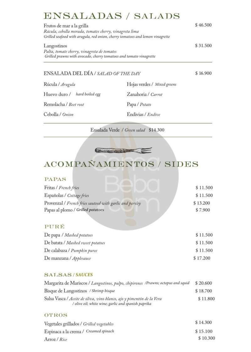 Fervor Carta con precios p4