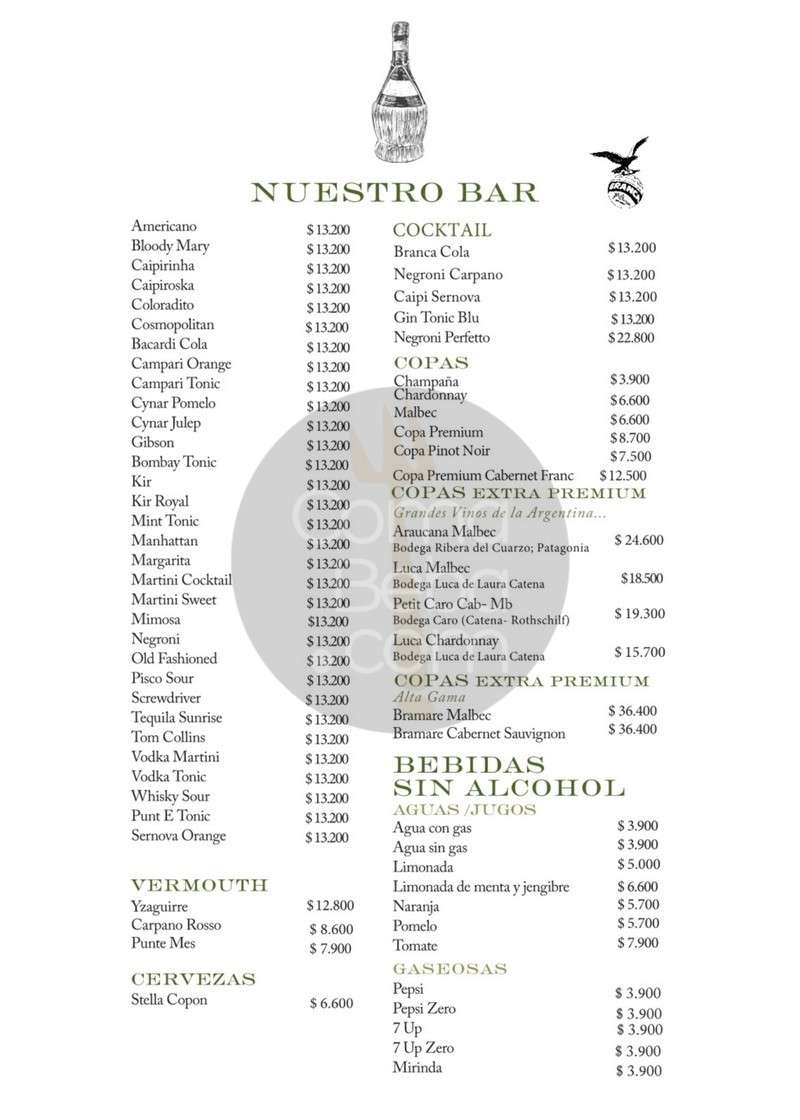 Fervor Carta con precios p6