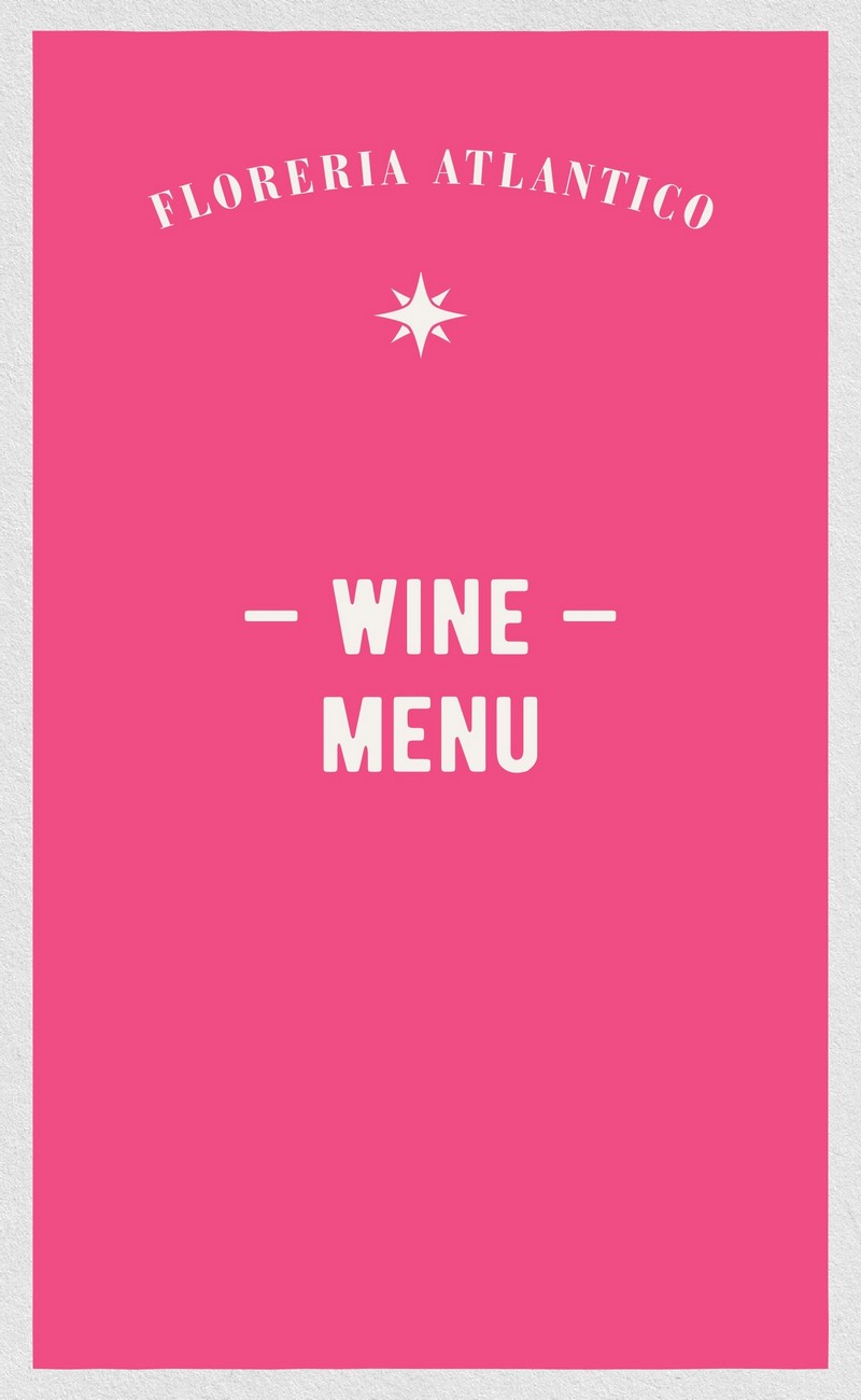 Florería Atlántico Wine List p1