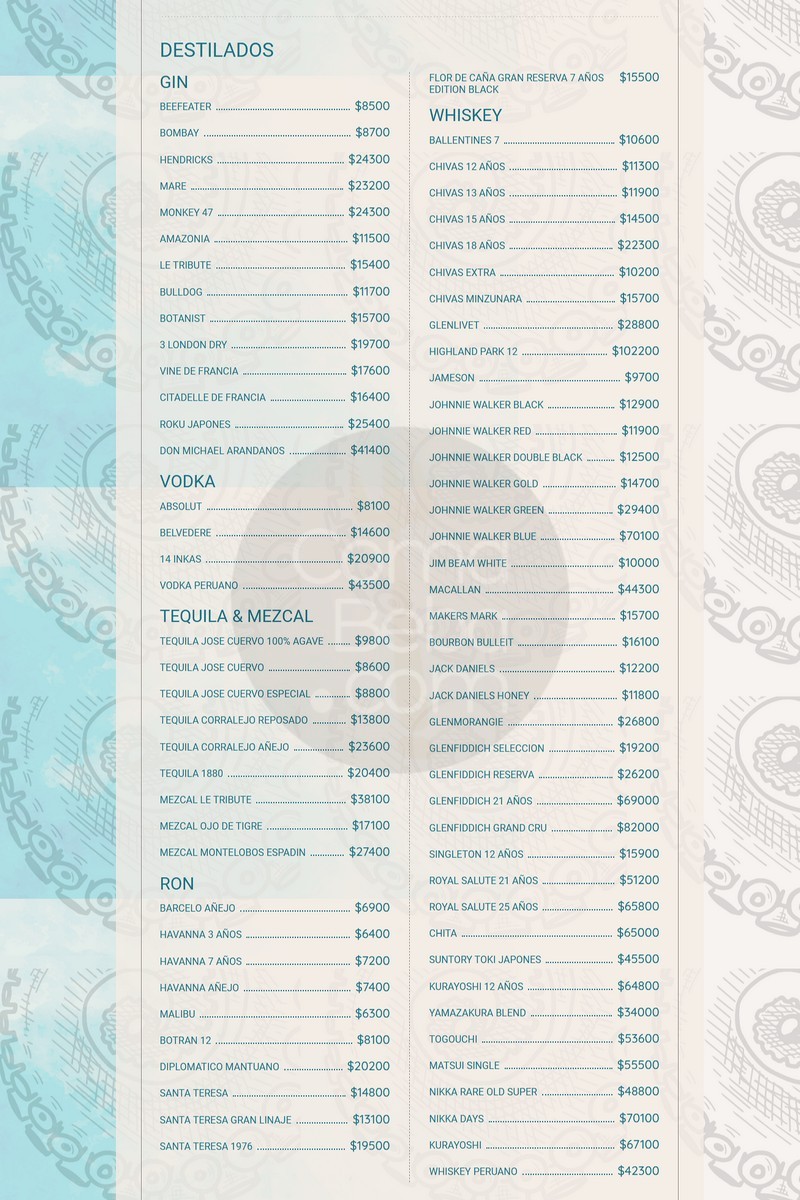 La Mar Buenos Aires Carta de Vinos p5