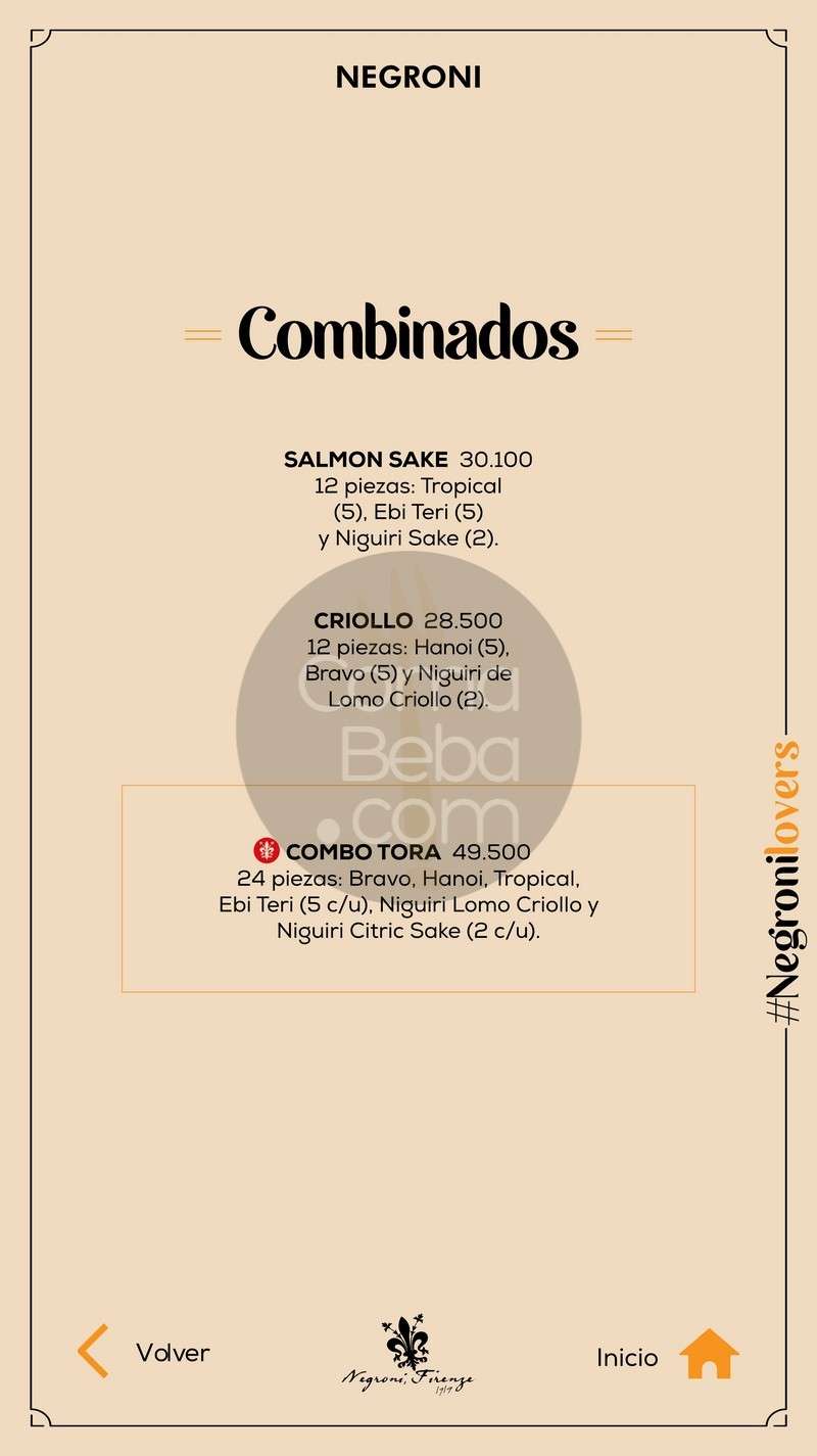 Negroni Recoleta Menu with Prices p6