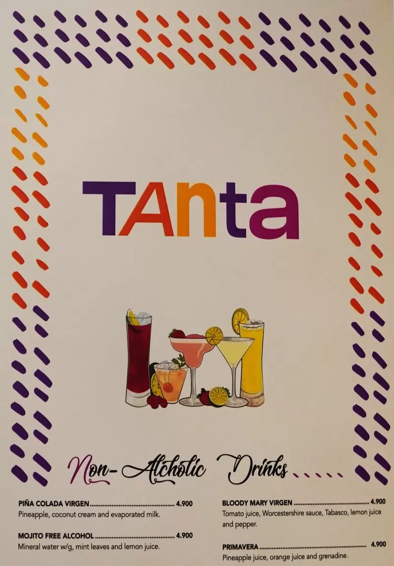 Tanta Menu with Prices 2023