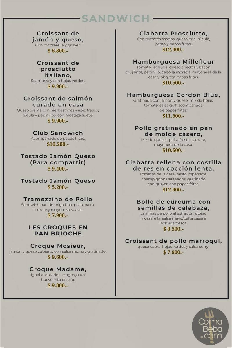 Millefleur Café Bistro – Menu p7