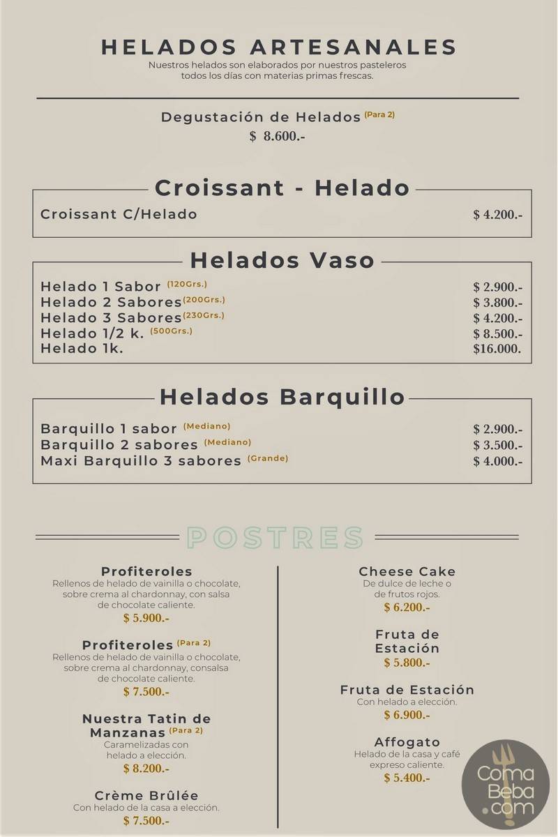 Millefleur Café Bistro – Menu p8
