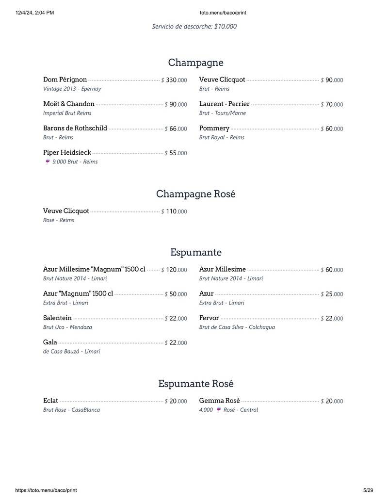Baco Menu p5