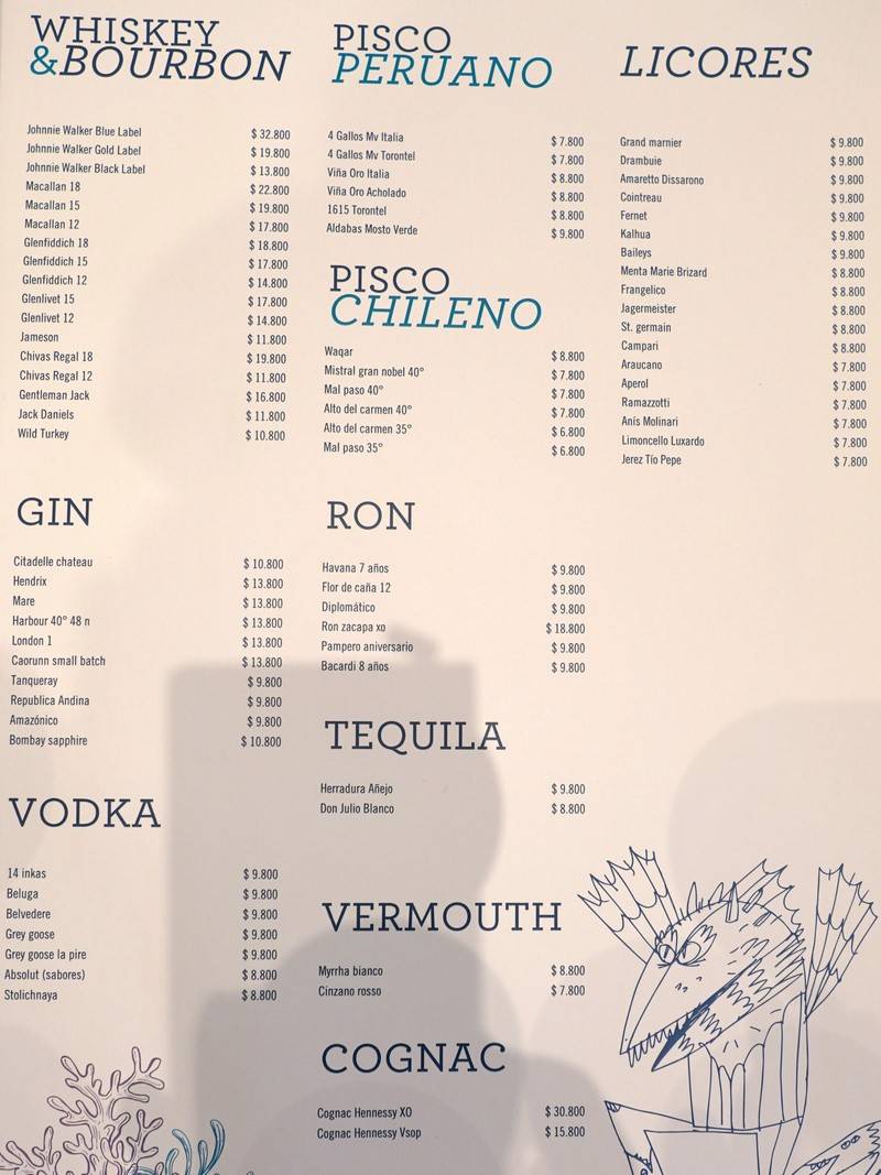La Mar Santiago Menu p4