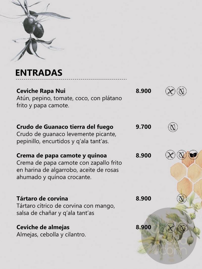 Peumayen Ancestral Food Menu p5